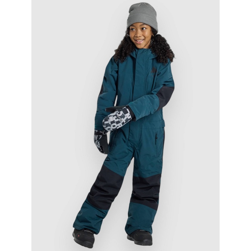 Kd One Piece Kids Overall–deep emerald