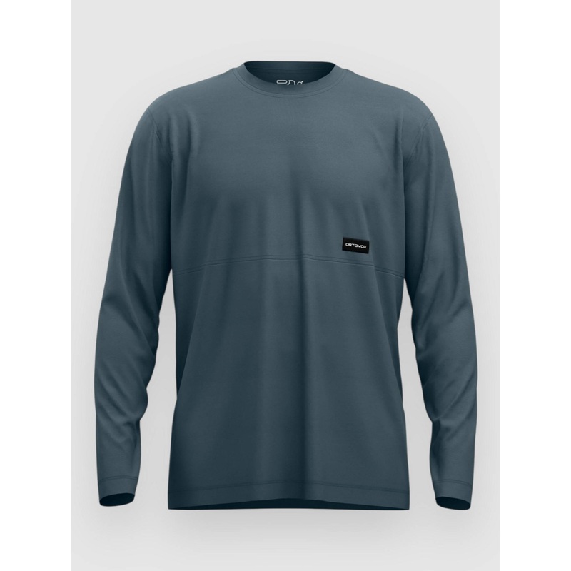 185 Merino Patch Base Layer Top–dark arctic grey 87801