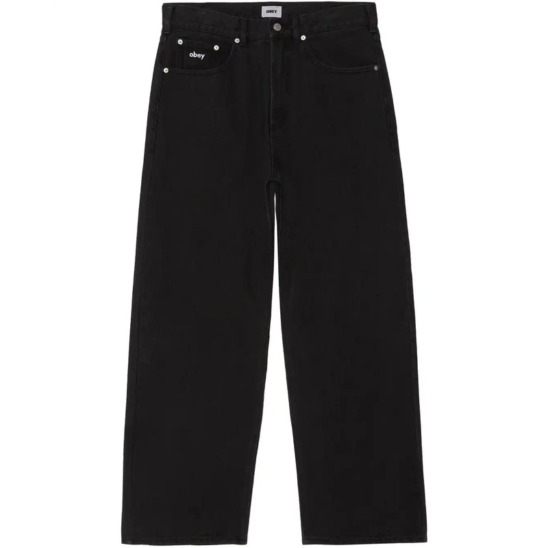 Bigwig Baggy Denim Jeans – Washed Black