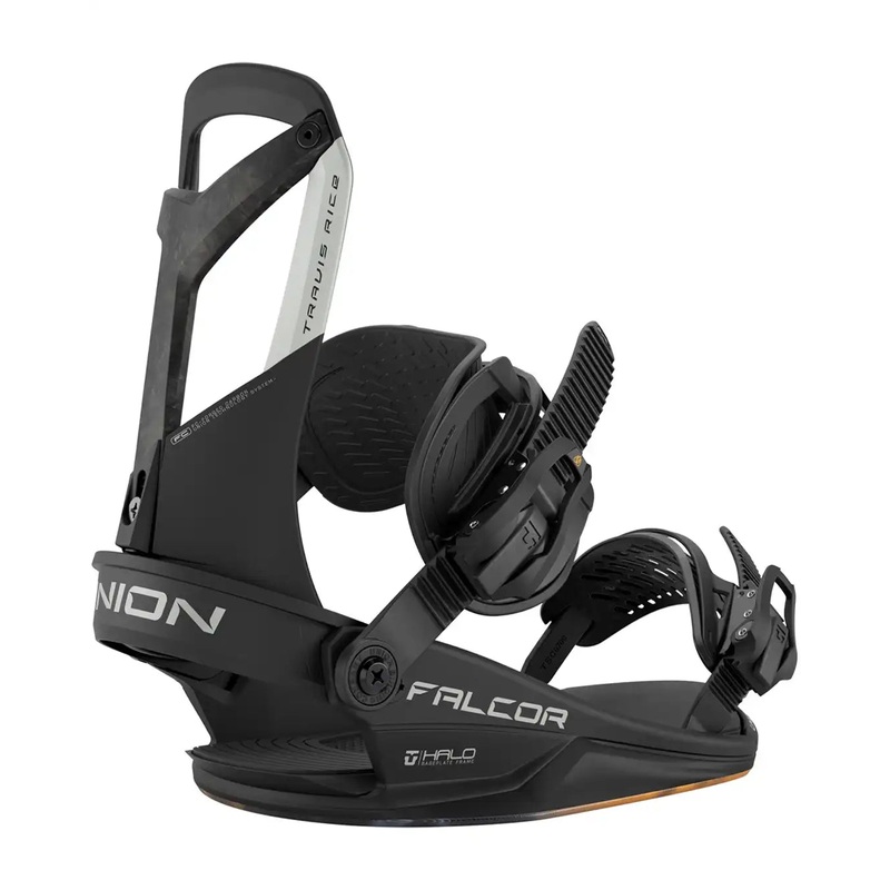 Falcor Snowboard Bindings – Black 2026