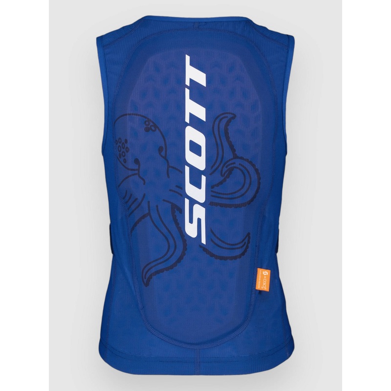 Airflow Vest Kids Back Protector–solid blue/white