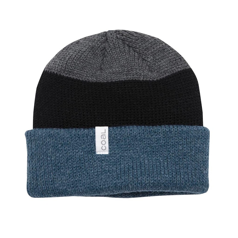 Coal The Frena Kids Beanie – Heather Slate Stripe