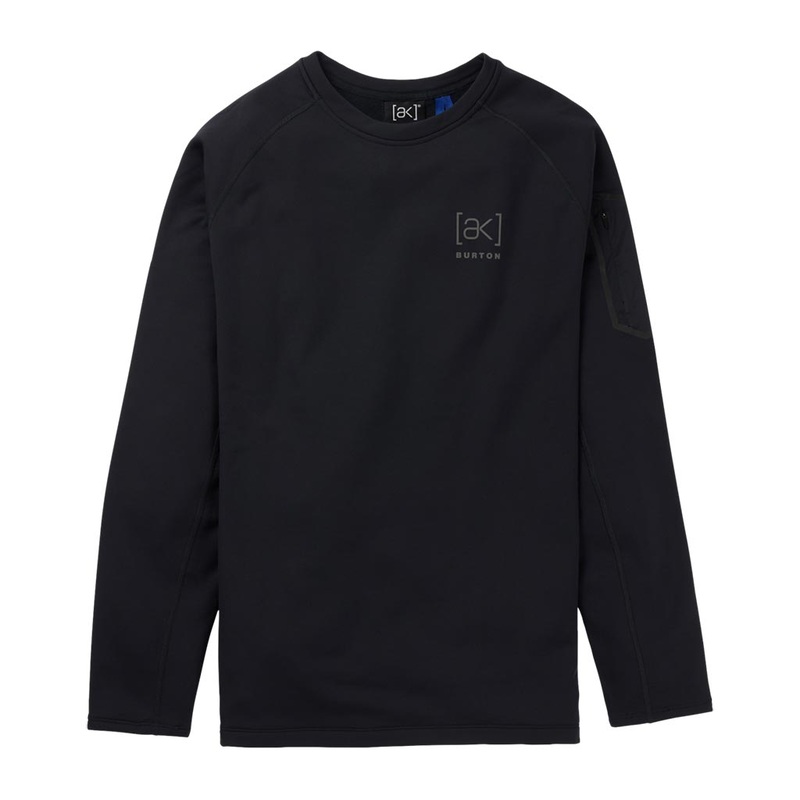 Burton AK Baker Stretch Fleece Crew – True Black