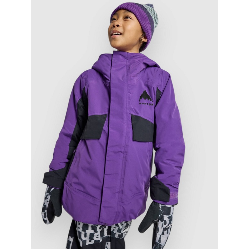 Ascutney Kids Jacket–impprl/trublk
