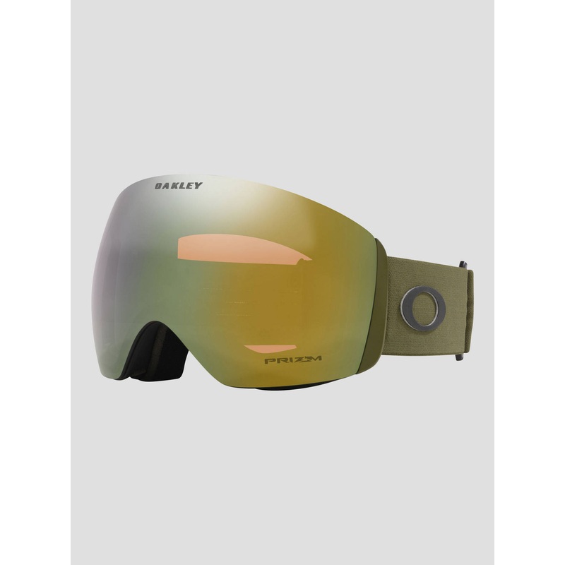 Flight Deck L Matte New Dark Brush Goggle–prizm sage gold iridium