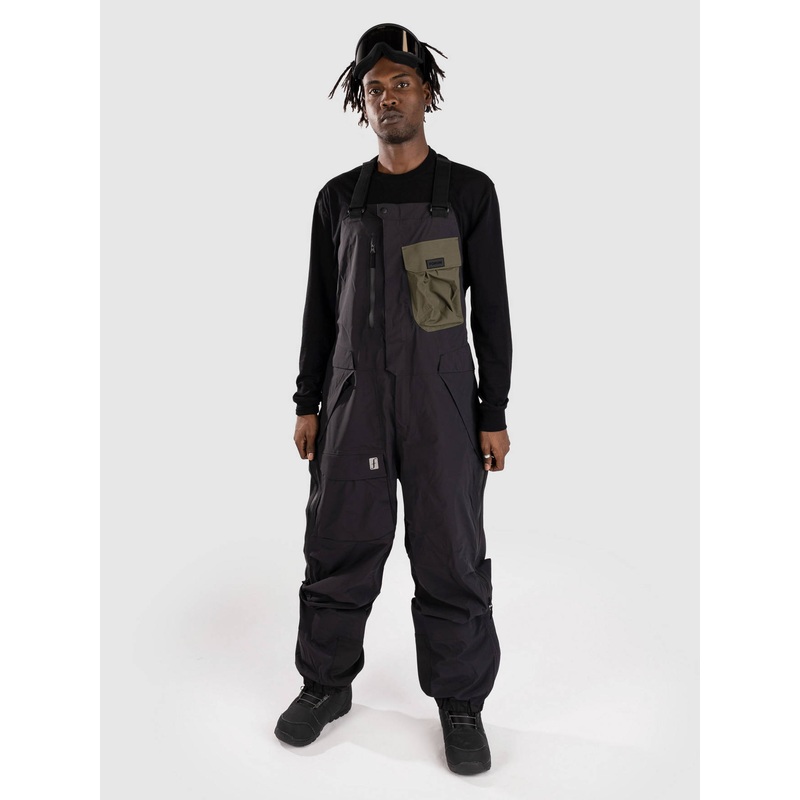 3-Layer Backcountry Bib Pants–black