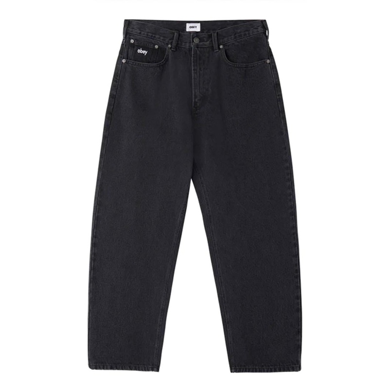 Bigwig Baggy Denim Jeans – Faded Black