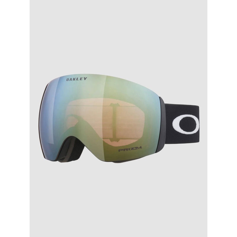 Flight Deck L Matte Black Goggle–prizm sage gold