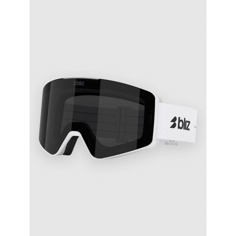 G001 Matte White Goggle–smoke