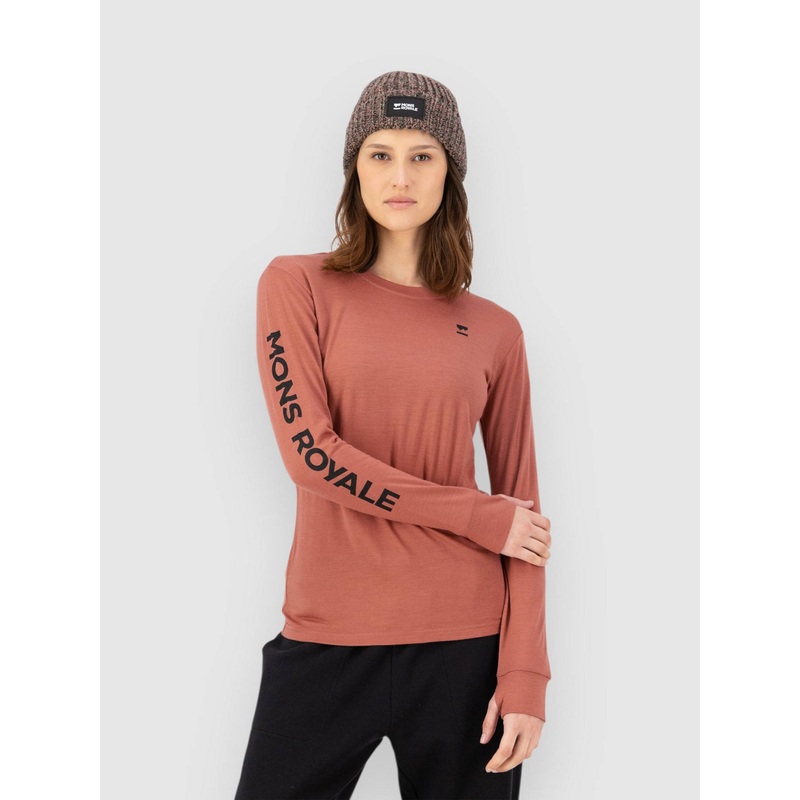 Yotei Merino Classic Base Layer Top–canyon rose