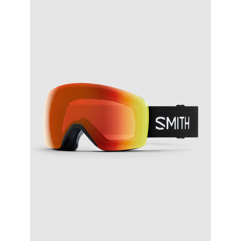 Skyline Black Goggle–everyday red mirror