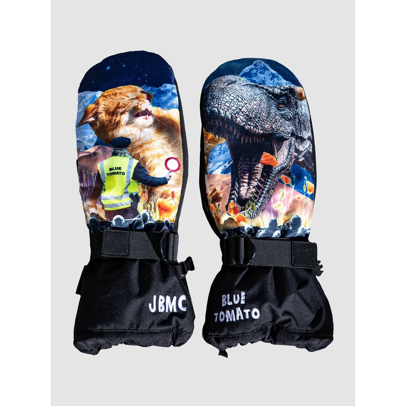 X BT Moviestar Mittens–cat vs dino