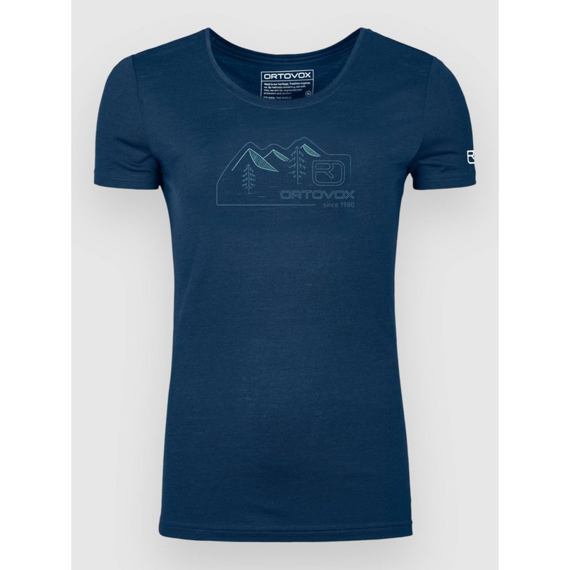 150 Cool Vintage Badge Tech Tee–deep ocean