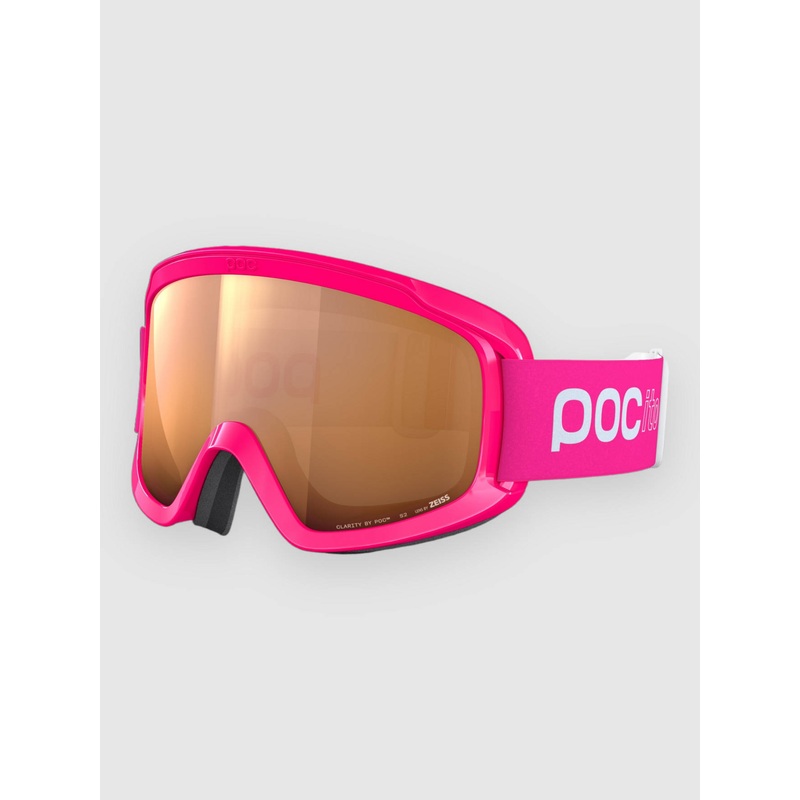 Pocito Opsin Fluorescent Pink Goggle–partly sunny light orange
