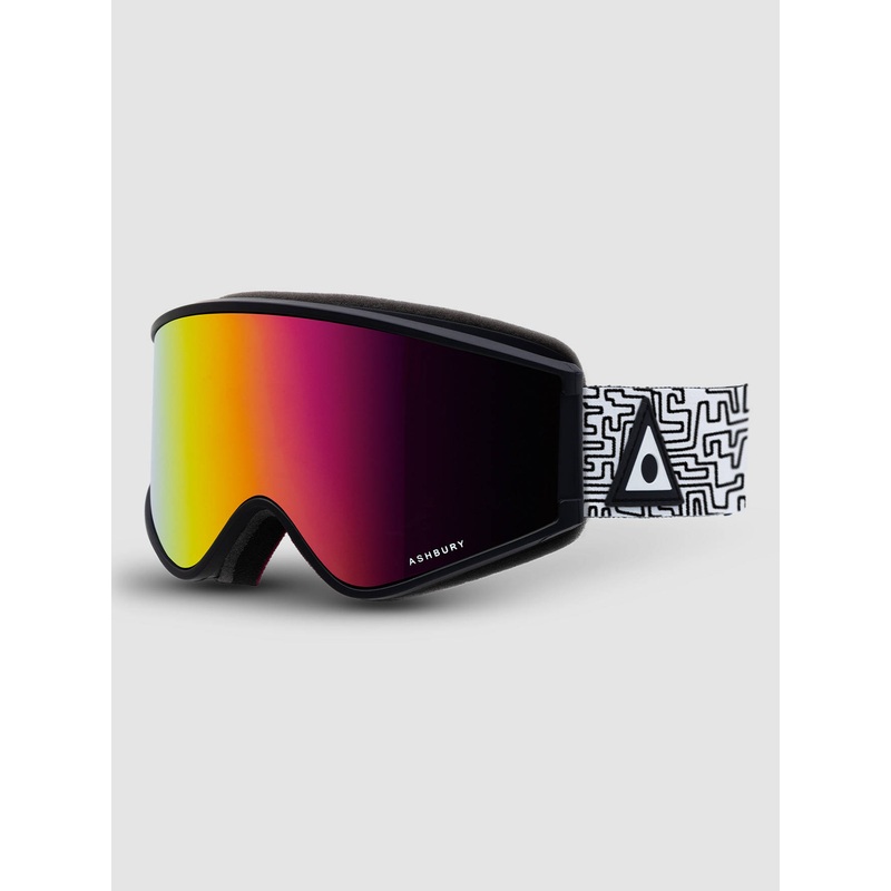A12 Miller +Bonus Lens Goggle–pink mirror/yellow spare