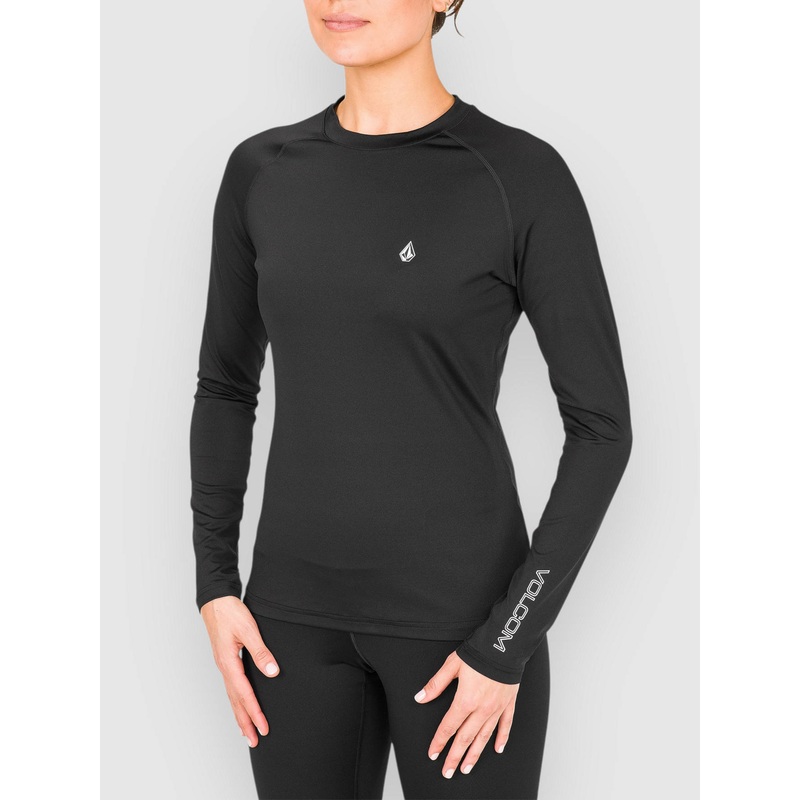 V-Science Crew Base Layer Top–black
