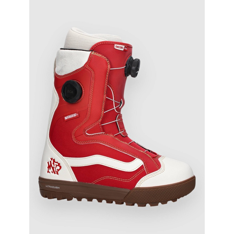 X Mia Brookes Encore Pro 2026 Snowboard Boot–red/marshmellow
