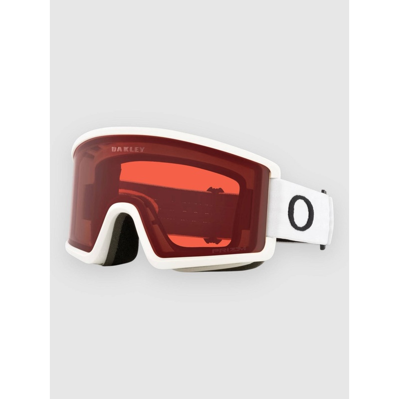 Target Line L Matte White Goggle–prizm rose
