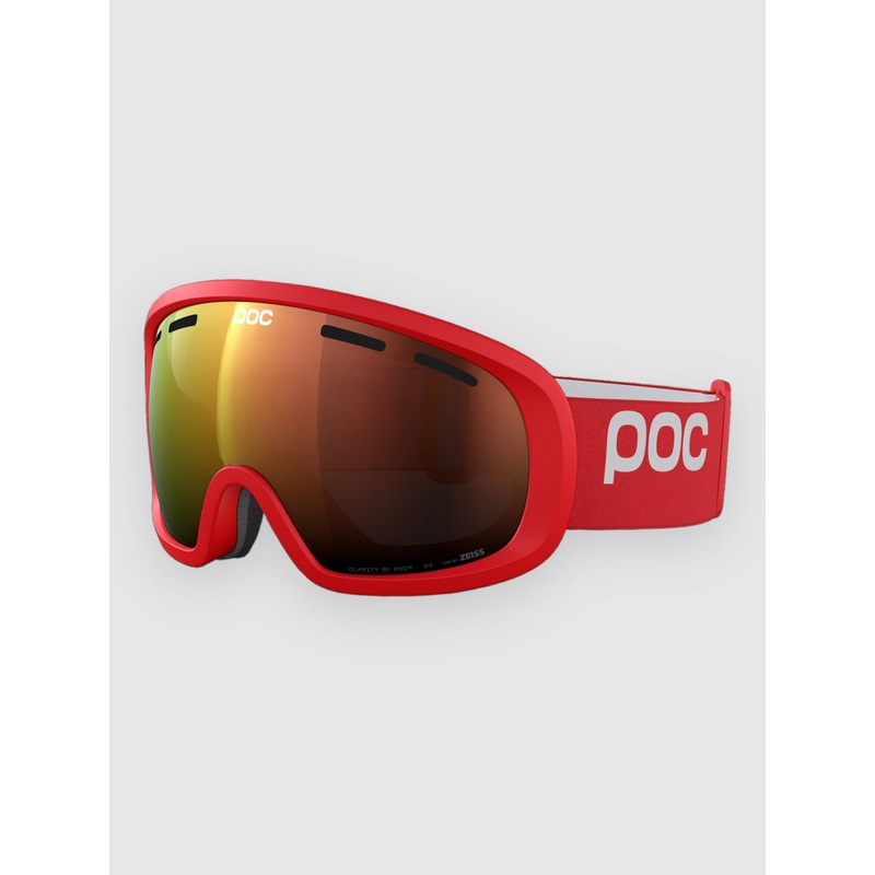 Fovea Mid Prismane Red Goggle–partly sunny orange