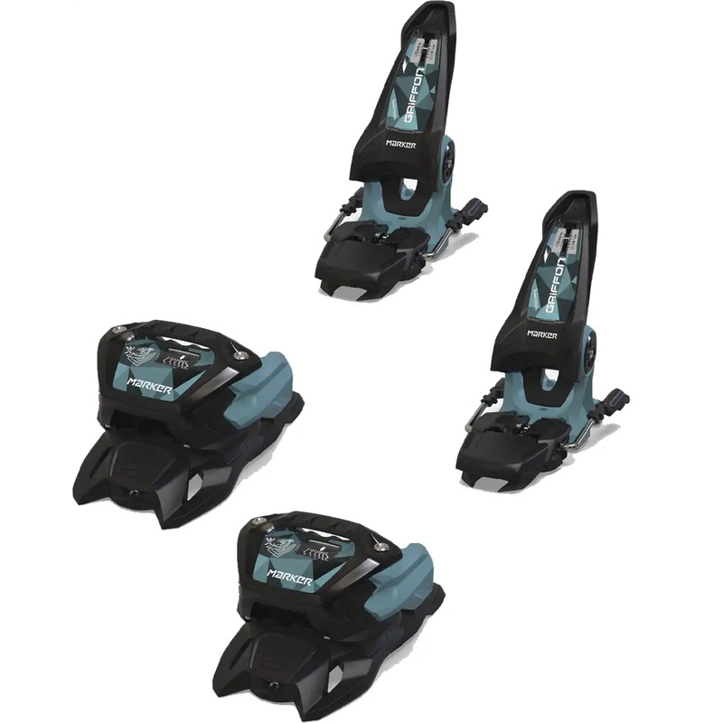 Griffon 13 Ski Bindings – Black/Powder Blue 2026