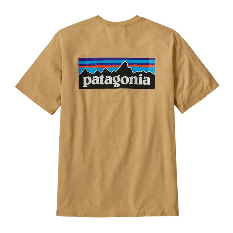 Patagonia P-6 Responsibili-Tee – Beeswax Tan