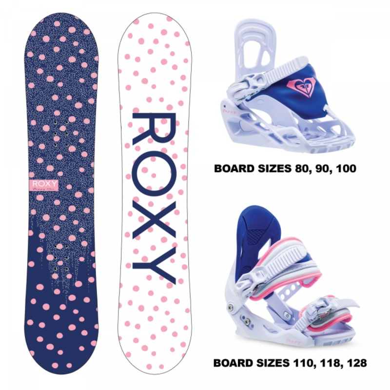 Roxy Poppy Package Snowboard and Bindings 2023
