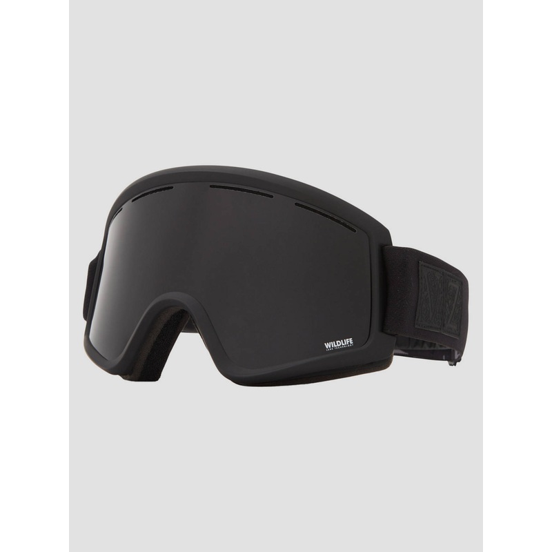 Cleaver Blk Sat Goggle–wld blackout