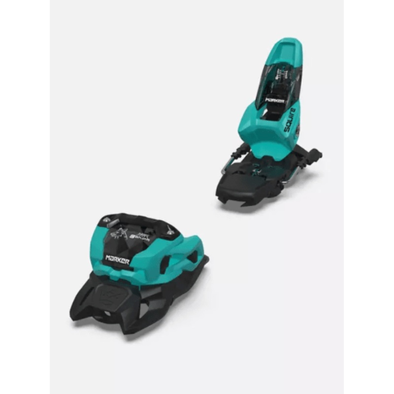 Marker Squire 11 Bindings with 90mm Brakes – Black/Teal