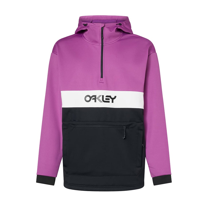 Oakley 2024 TNP Nosegrab Softshell Hoodie – Blackout/Ultra Purple
