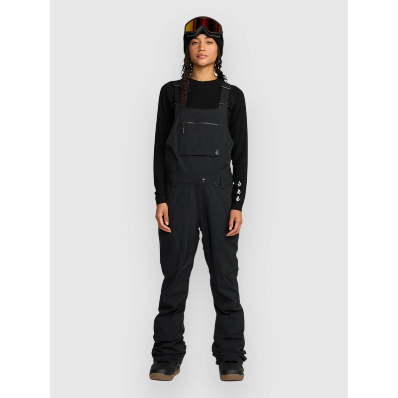 Ash Stretch Gore Tex Bib Pants–black