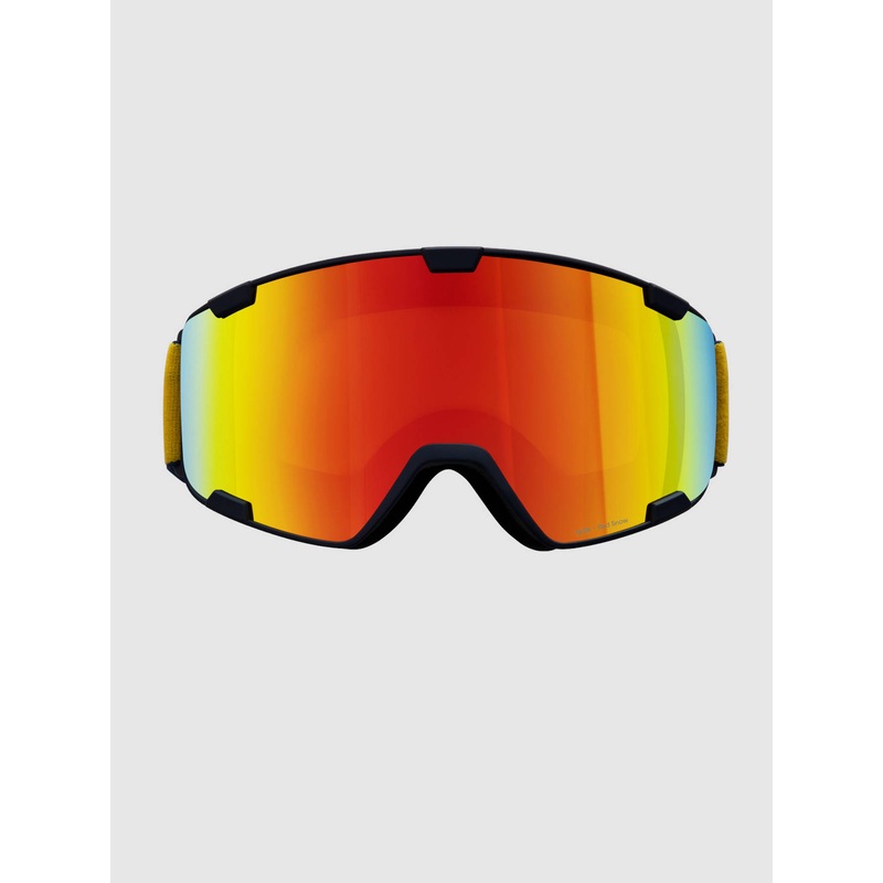 Park Dark Blue Goggle–brown with red