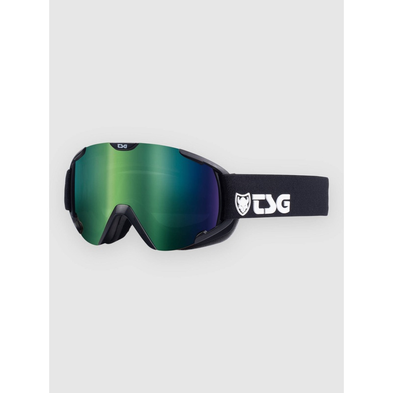 Expect 2.0 Solid Black-Green Goggle–solid black/green
