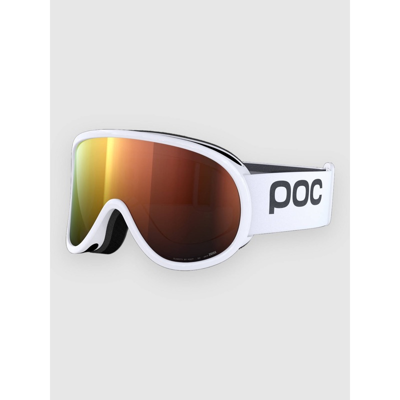 Retina Mid Hydrogen White Goggle–Partly Sunny Orange