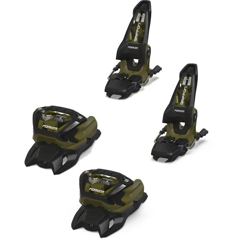 Griffon 13 Ski Bindings – Olive Green 2026