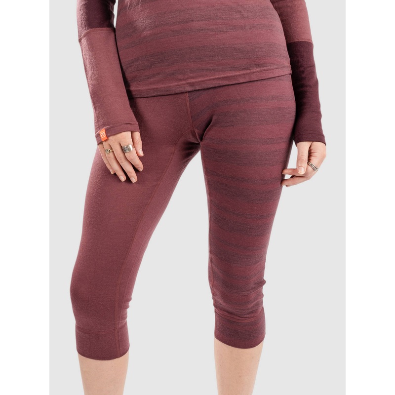 185 Rock ‘N’ Wool Short Base Layer Bottoms–mountain rose