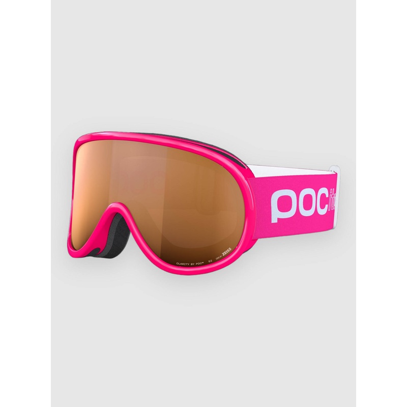 Pocito Retina Fluorescent Pink Goggle–partly sunny light orange