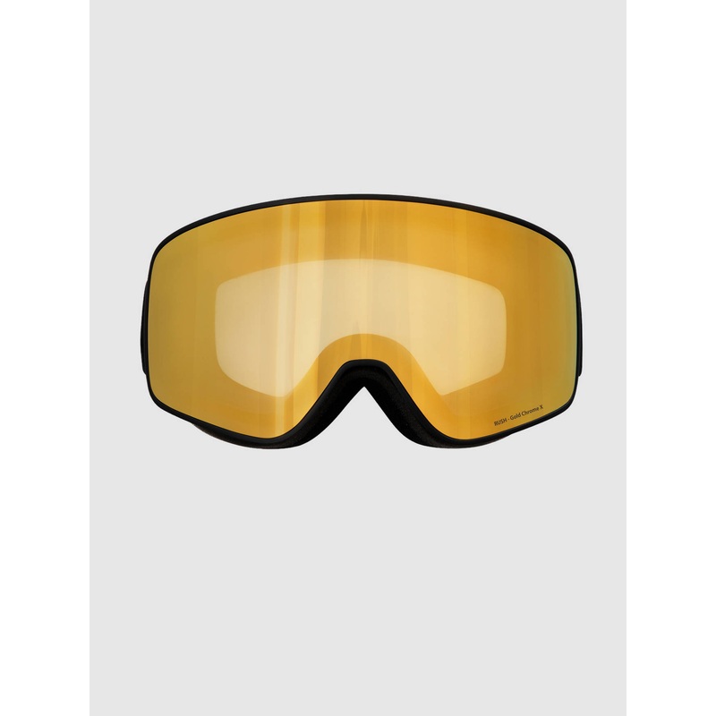 Rush Black Goggle–orange with gold