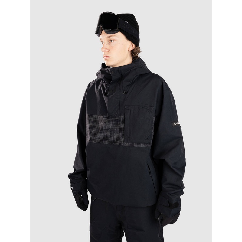 Venom Anorak–deep black
