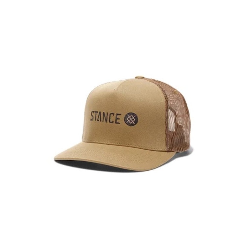 STANCE ICON TRUCKER HAT STONE