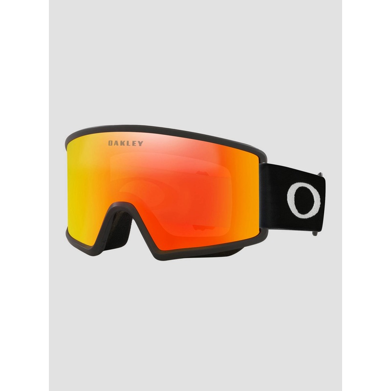 Target Line L Matte Black Goggle–fire iridium