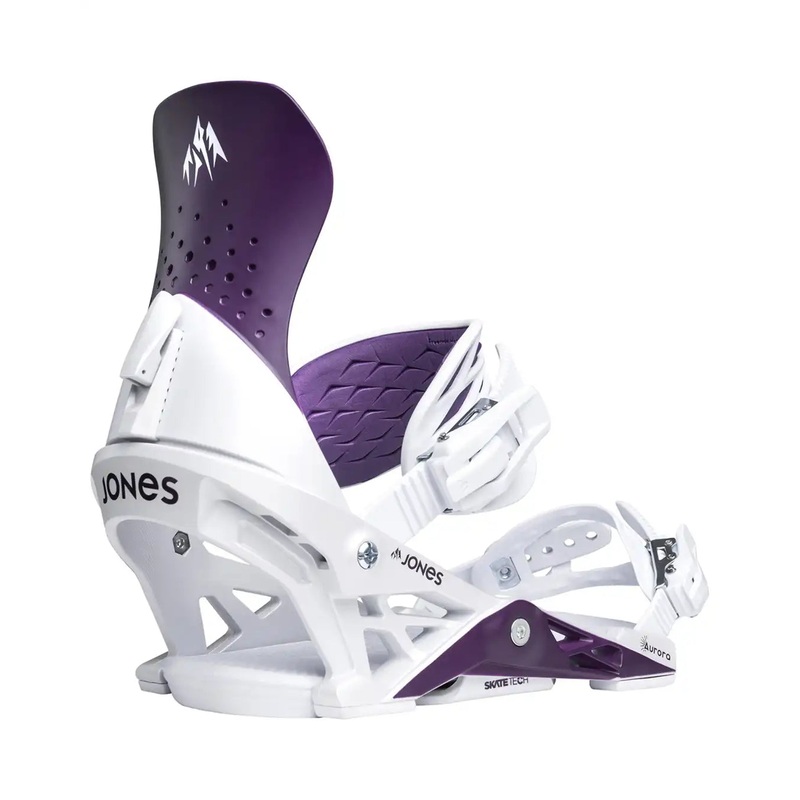 Aurora Womens Snowboard Bindings – Deep Purple/White 2026
