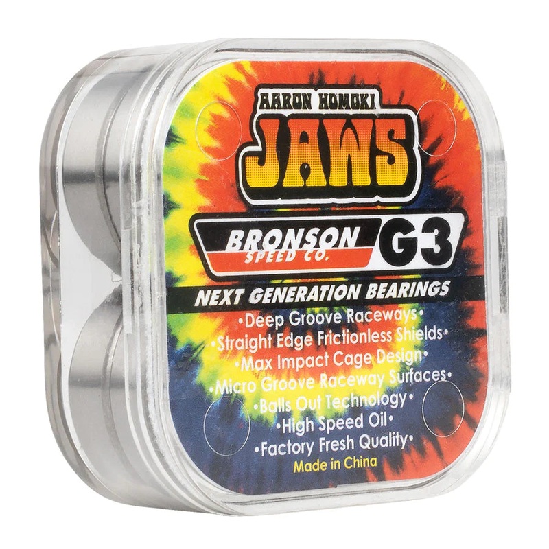 Bronson Speed Co. Aaron “Jaws” Homoki Skateboard Bearings G3 BOX/8