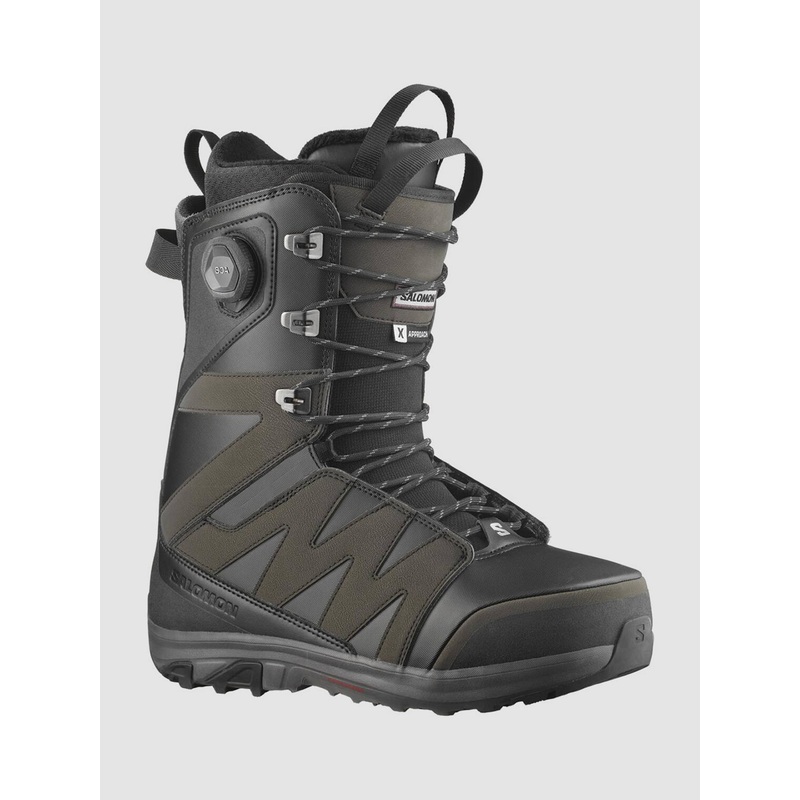 X Approach Lace SJ BOA 2026 Snowboard Boots–black/black/black