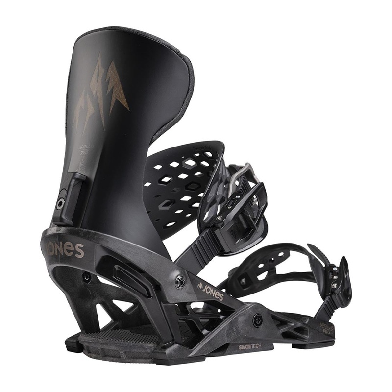 Apollo Pro Snowboard Bindings – Stealth Black 2026