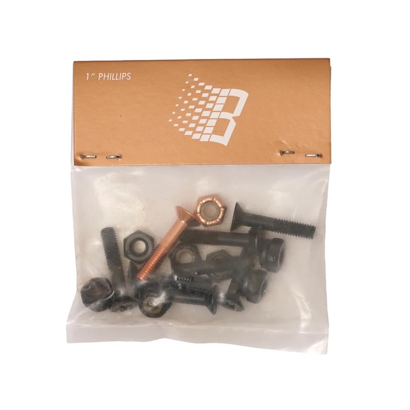 Phillips 1″ Skateboard Hardware – Bronze