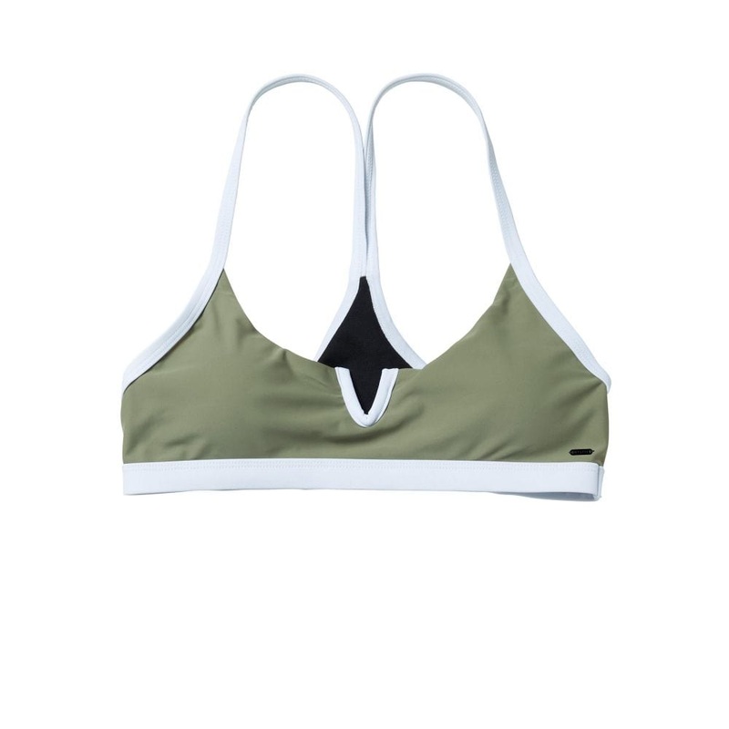 Mystic Jalou Bikini Top (Olive Green)