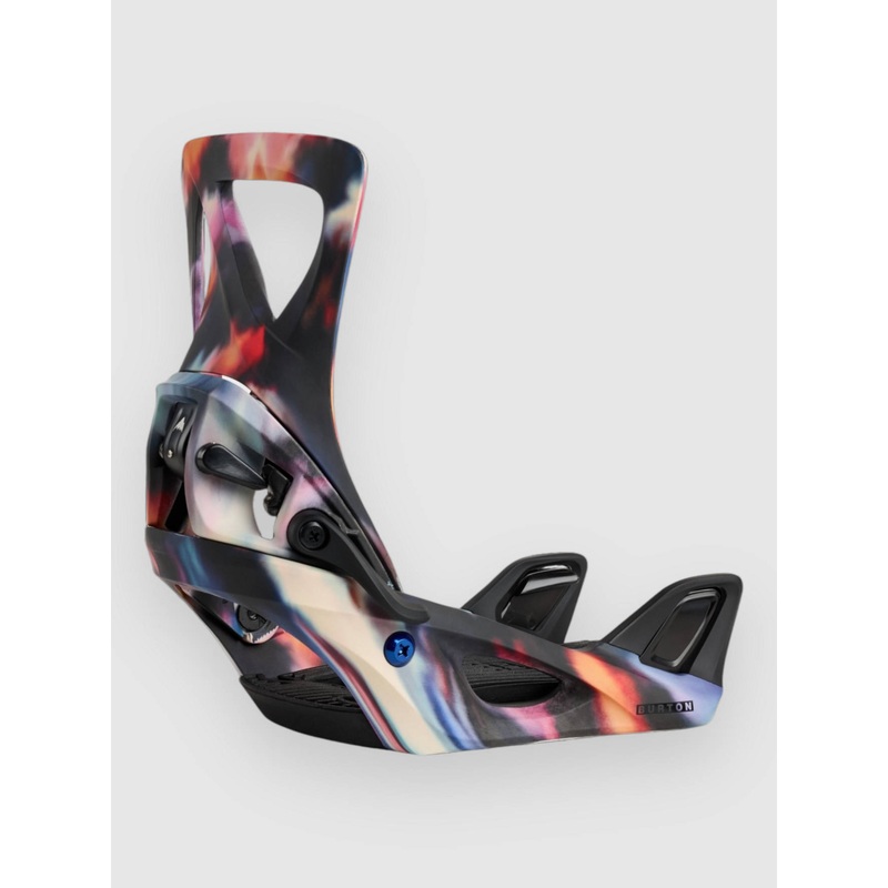 Womens Step On Bindings–floral blur