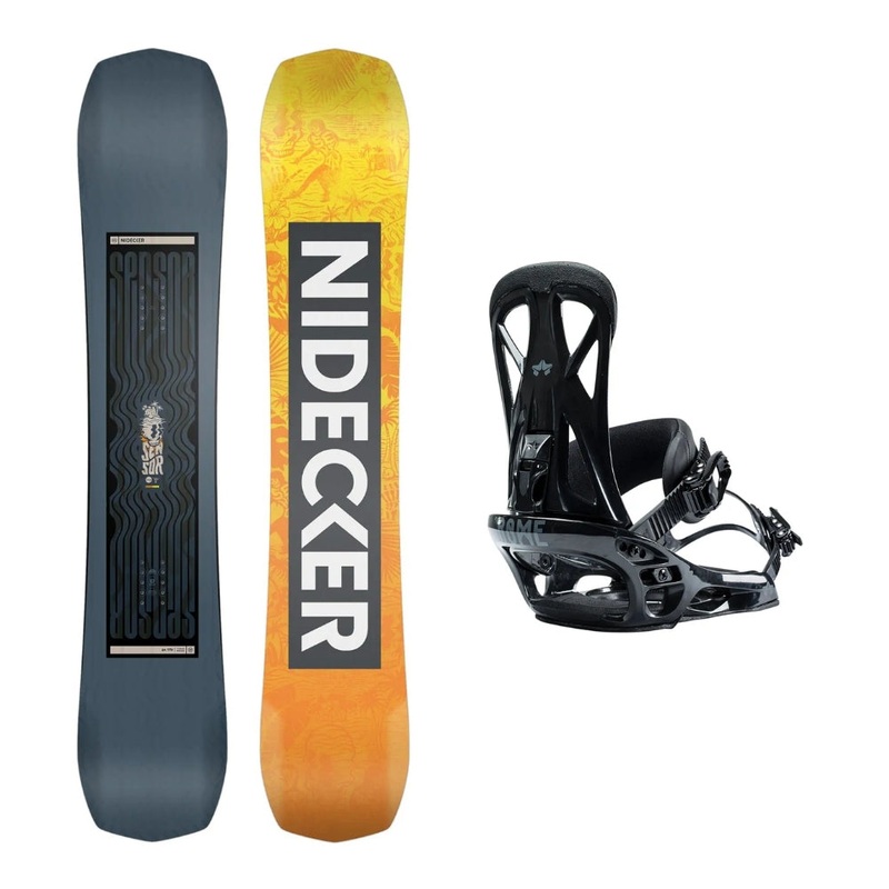 Nidecker Sensor Snowboard Package With Rome United Bindings