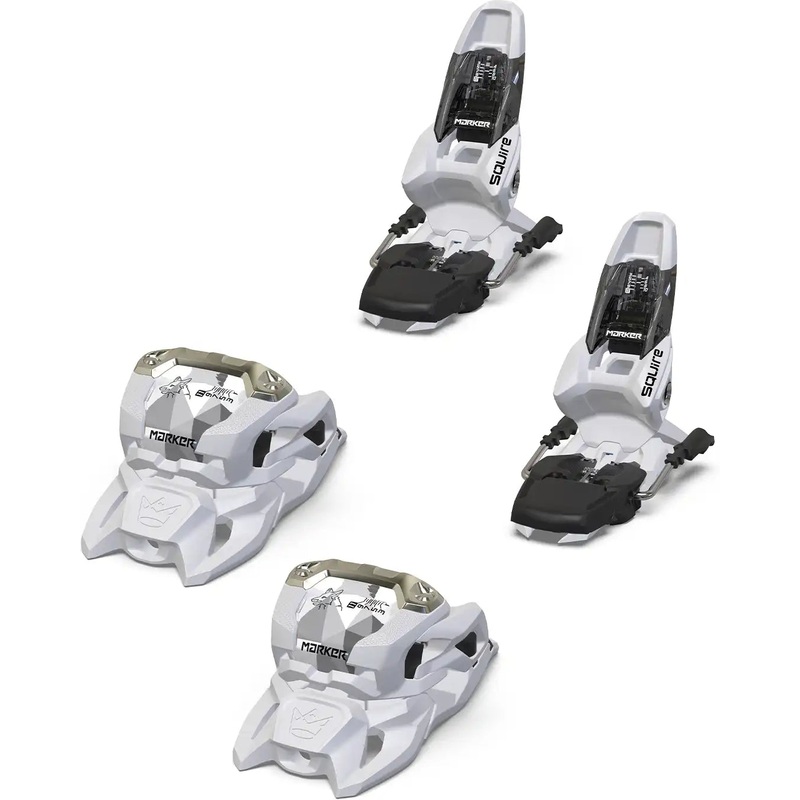 Squire 11 Ski Bindings – White 2026