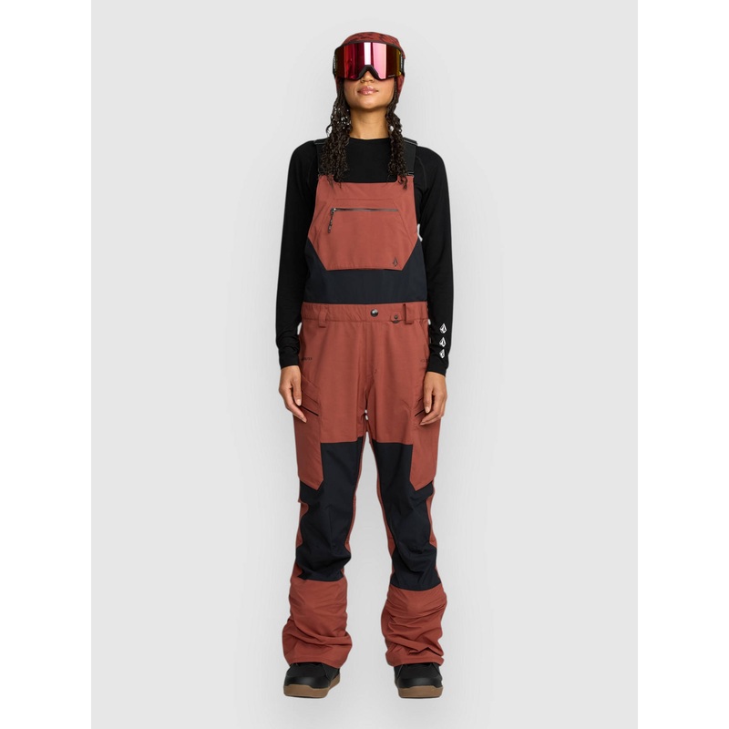 Ash Stretch Gore Tex Bib Pants–henna